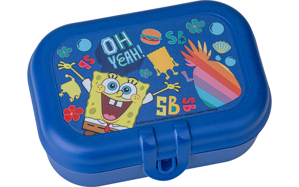 Snackbokssett 3-delt Pascal Ready Mini SpongeBob bakside