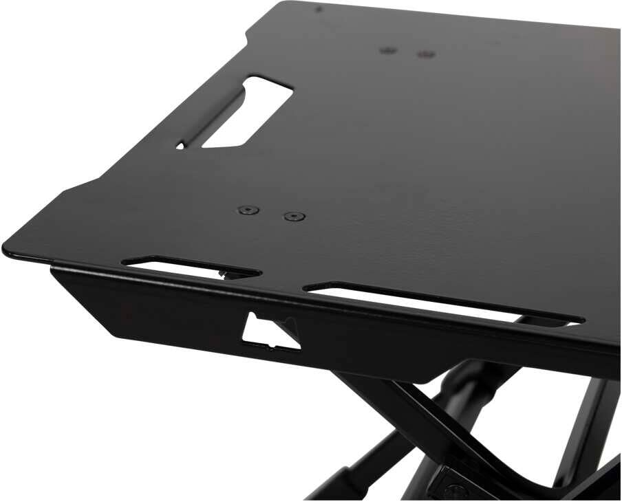 Snapsteel klappbord svart med flaskeåpner 30 kg bakside