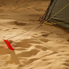 Nærbilde av Snø- og sandanker SSA 6-pk 20 cm 43 g - Swiss Piranha i sand