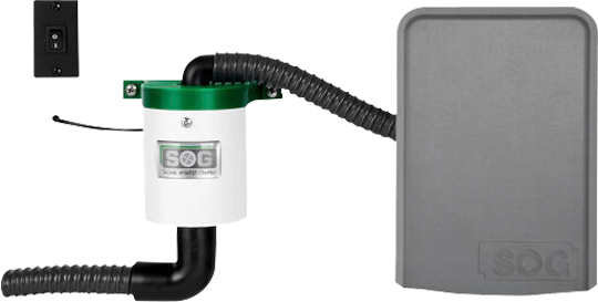 SOG TT dørvariant for Clesana tørrtoalett mørkegrå front