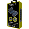 Bakside av Solar 6-panel powerbank 20000 mAh med porter
