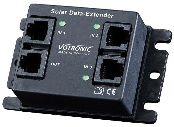 Solar Data Extender 3n1 for opptil 3 regulatorer 12-24V Votronic forfra