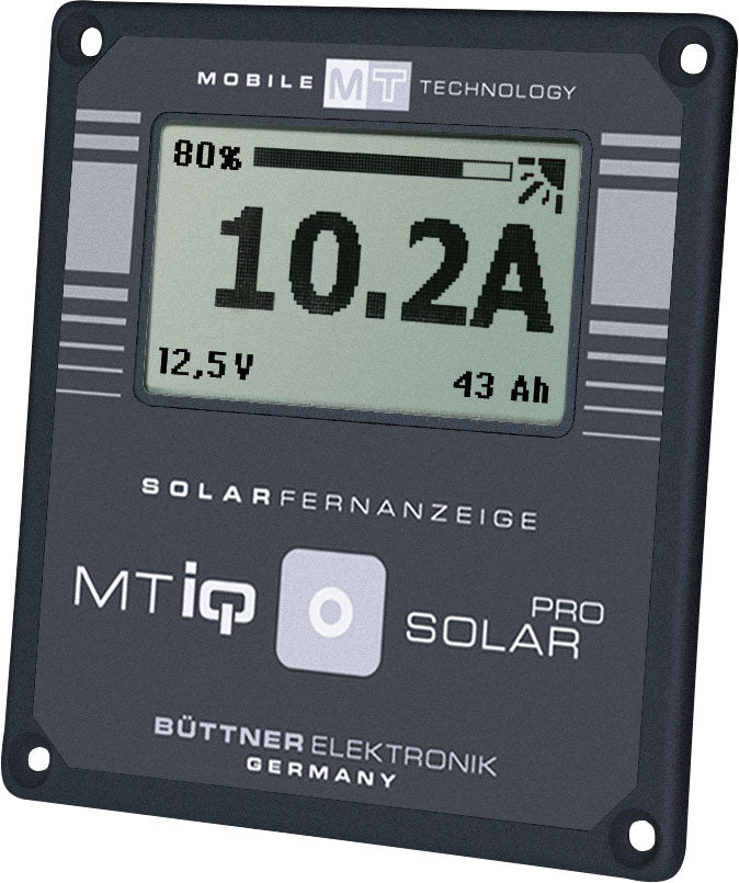 Solar-fjerndisplay MT IQ Solar Pro for solcellesystem front