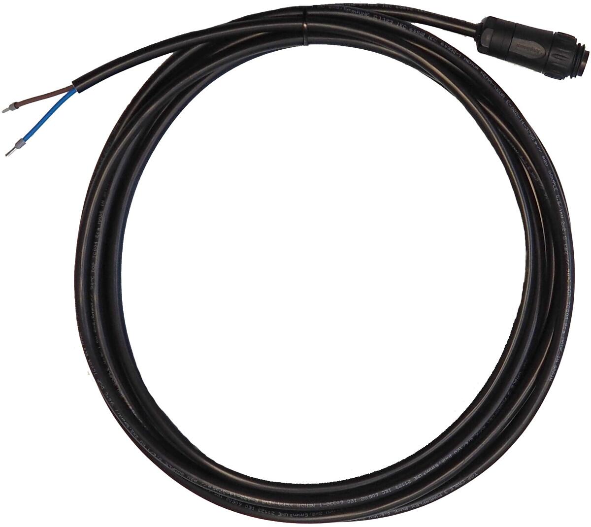 Solarkabel for sammenleggbart solpanel 6m 2x2,5mm² fra Solarswiss montert