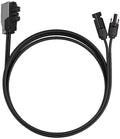 Solarkabel for Power Hub 6 m svart - EcoFlow tilkoblet solarmodul