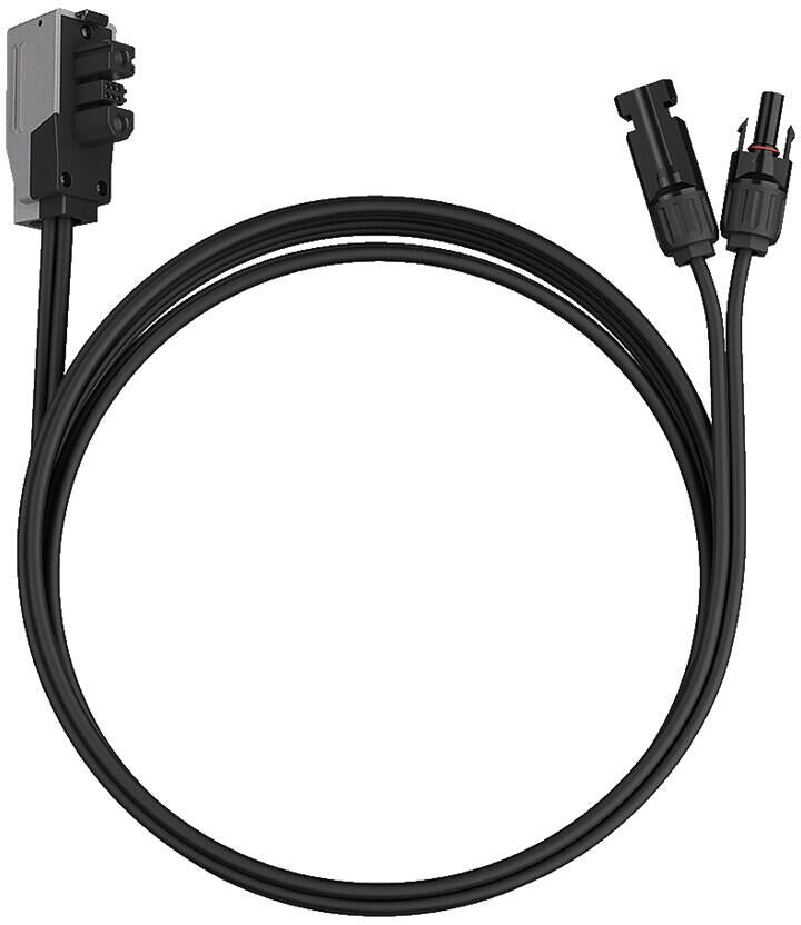 Solarkabel for Power Hub 6 m svart - EcoFlow tilkoblet solarmodul