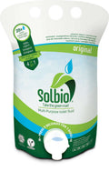Solbio Original biologisk sanitærvæske eukalyptus og mynte 0,8 l flaske for campingtoalett