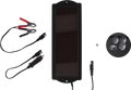 Solcellebatterilader 1,5 W for vedlikeholdslading 12 V forfra