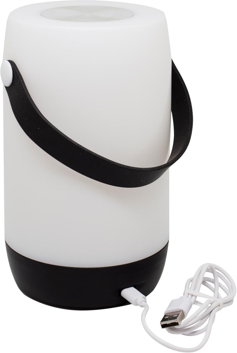 Solcelledrevet bordlampe Glossy 40 lm bakside