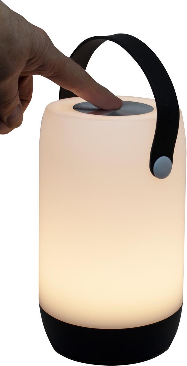 Nærbilde av LED-lys i Solcelledrevet bordlampe Glossy 40 lm