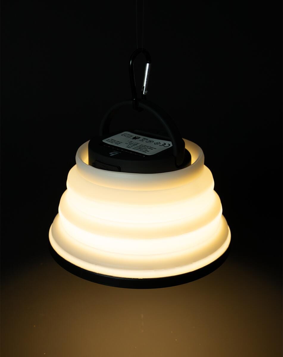 Solcelledrevet hengelampe Seginius sammenleggbar 150 lm USB-ladekabel