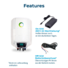 Solcelledrevet varmtvannsbereder PVB-10 10 l 550W med tilkoblinger