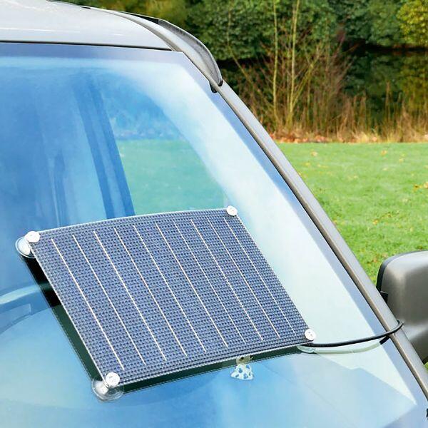 Solcellelader OBD-2 14W fleksibelt panel 352x252 mm - DCsolar montert