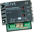 Solcelleladeregulator shunt 12V/24V 8A PWM 160 g IVT foran