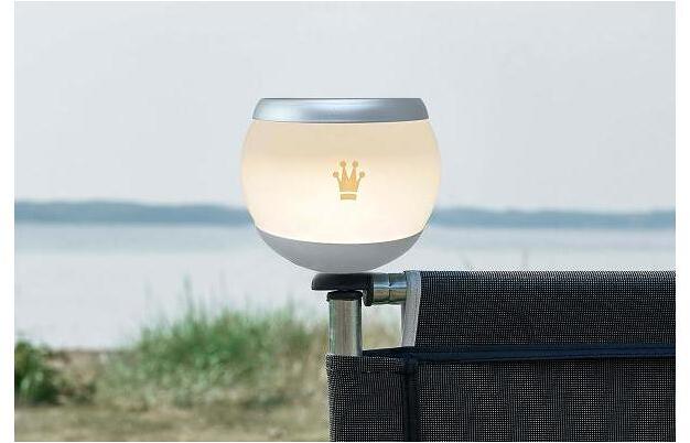 Solcellelampe 2 stk Isabella nærbilde av solpanel