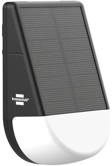 Solcellelampe KL 300 AS med bevegelsessensor sett forfra