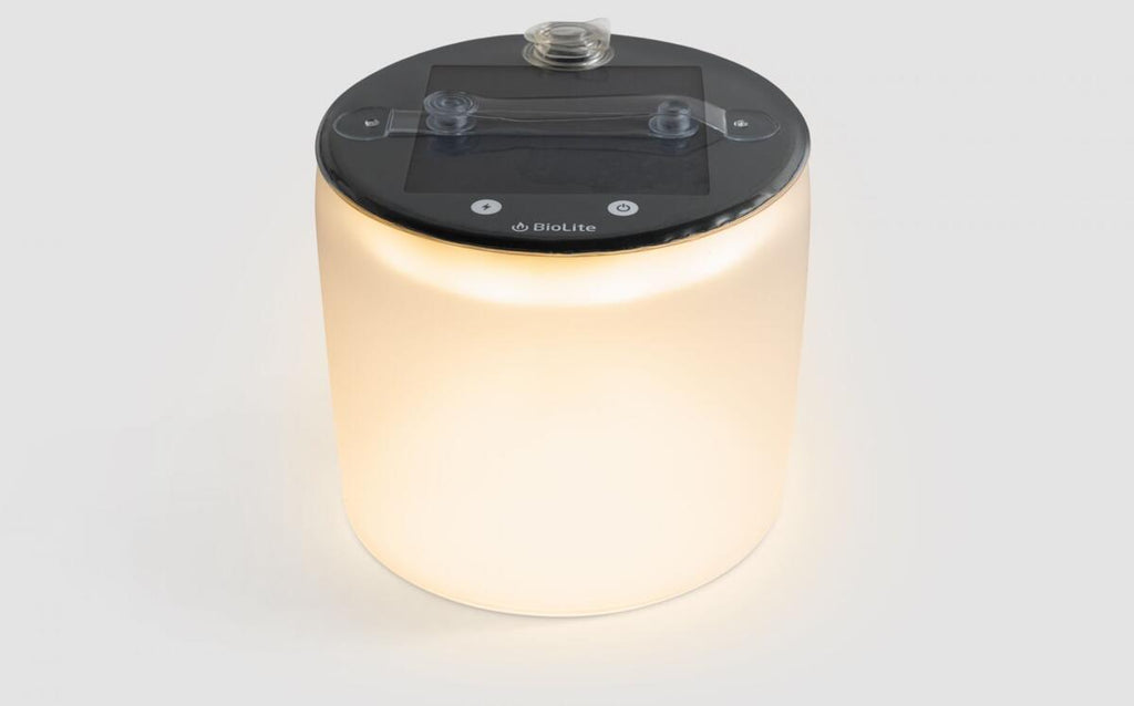 Solcellelykt Luci Charge oppblåsbar 150/360 lm detalj av ventil