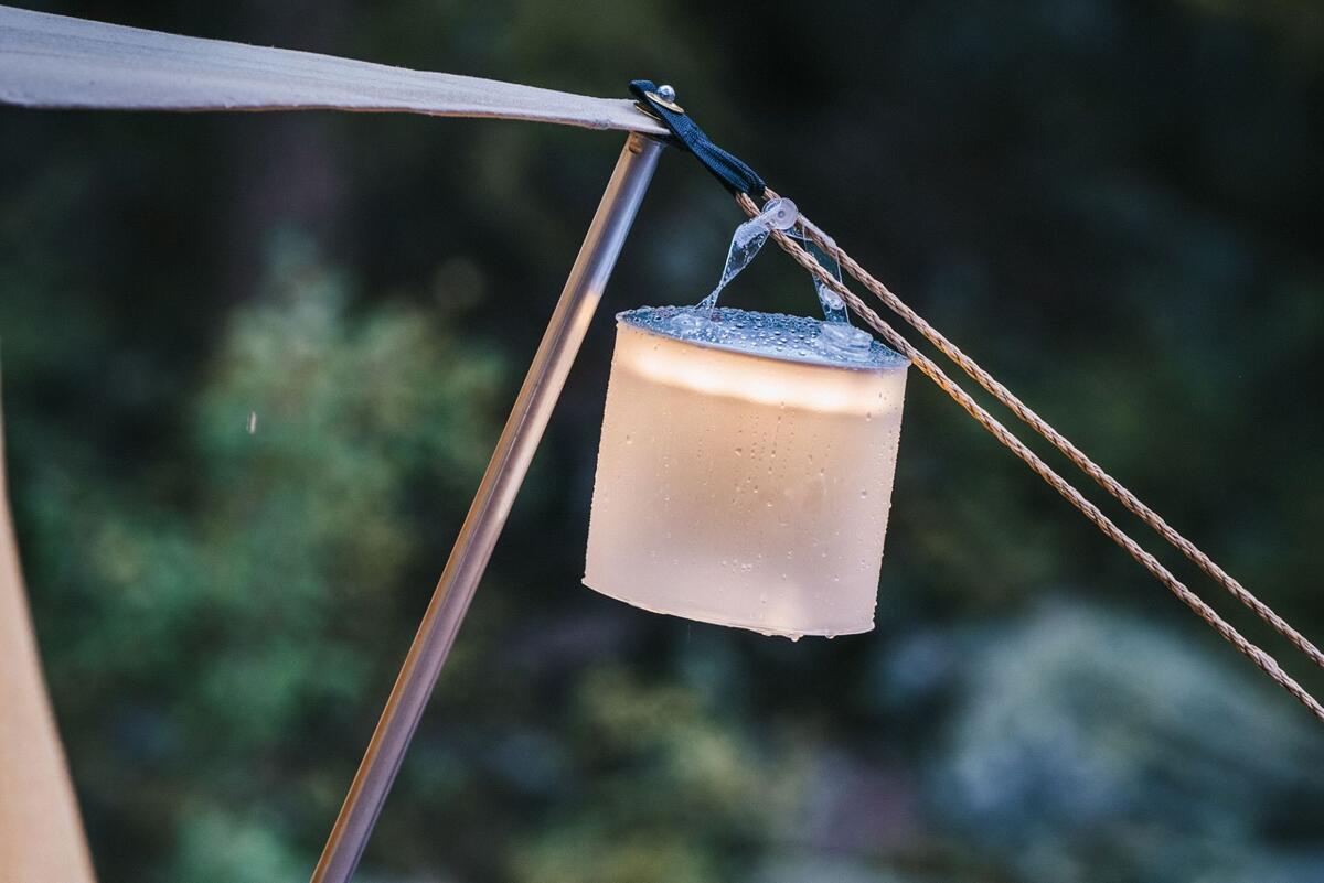 Solcellelykt Luci Charge oppblåsbar 150/360 lm USB-C ladeport