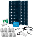 Solcellepakke 240 W 12 V med MPPT-laderegulator SMS15 - Phaesun for bobil
