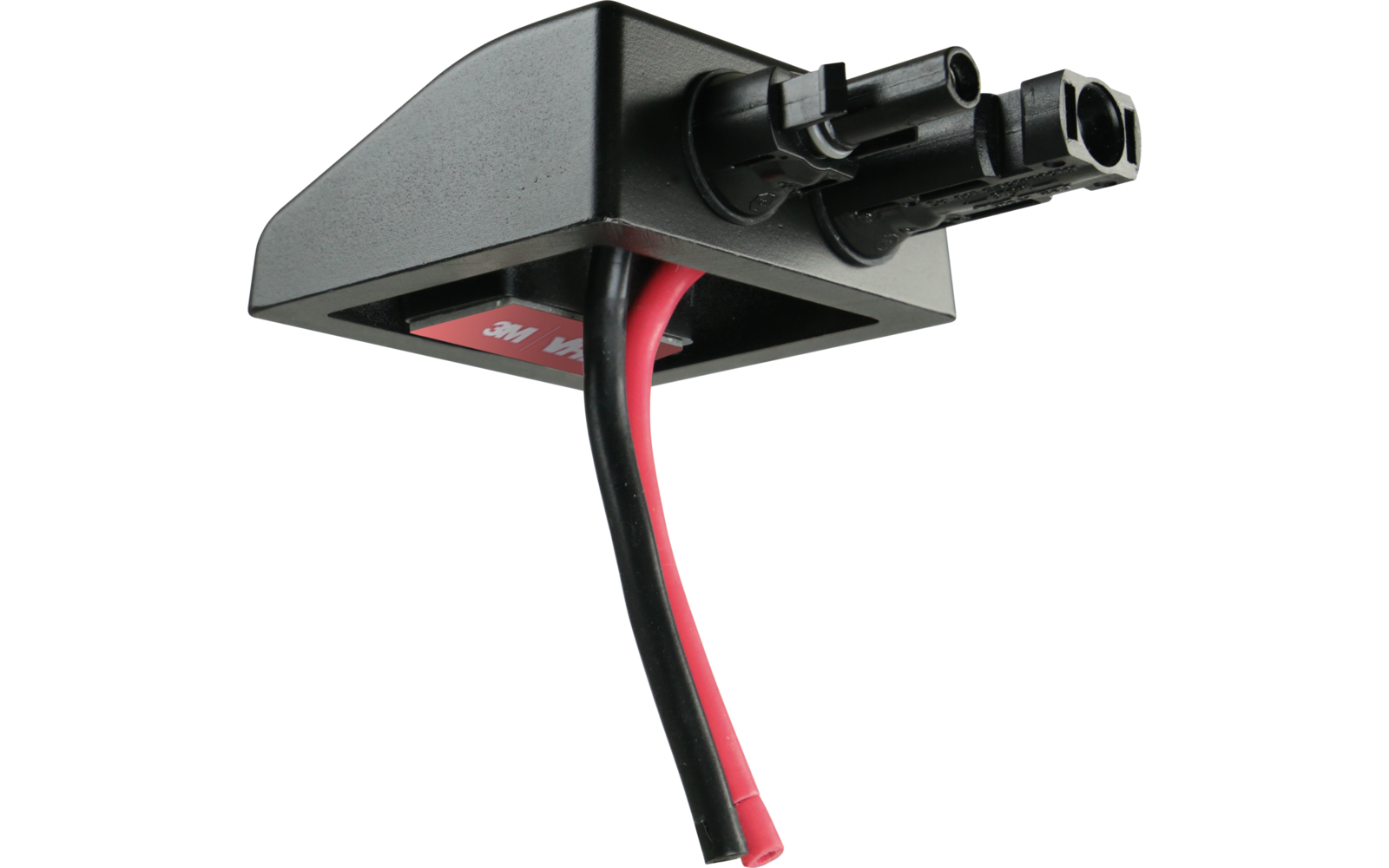 Detalj av Solcellepakke Flat Air 130 Wp med MPP-regulator komponenter