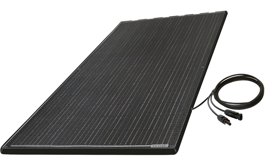 Nærbilde av MPP-regulator i Solcellepakke Flat Air 130 Wp