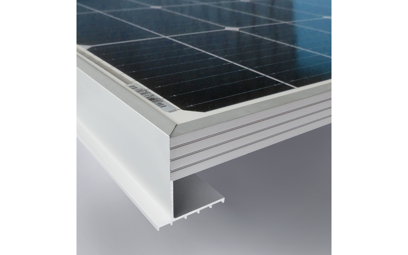 Detalj av Solcellepanel 120 W med EasyMount3 festesystem for bobil - Alden