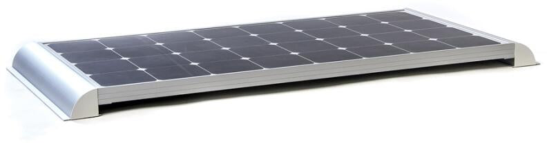 Solcellepanel-feste HSA50 aluminium 50 cm sølv nærbilde av festedetaljer