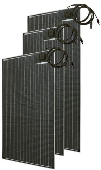 Solcellepanel flatt NL FT M Type selvklebende for bobil NLS front