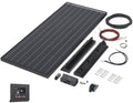 Forfra av Solcellepanel komplettsett Autarkie Kit Power Black Line - Büttner Elektronik