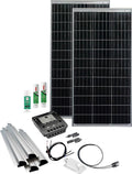Solcellepanel komplettsett Base Camp 240W 12V monokrystallinsk forfra