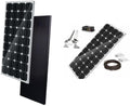 Solcellepanel komplettsett CB 100-270W for bobil og campingvogn - Carbest montert på campingvogn