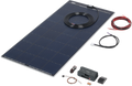 Solcellepanel komplettsett Flat Light MT 120 Wp ultraflat 1120x550 mm montert på campingvogntak