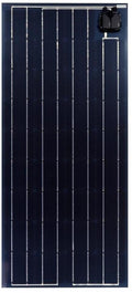 Solcellepanel komplettsett flatt tynt for bobil - Solarswiss montert på bobiltak