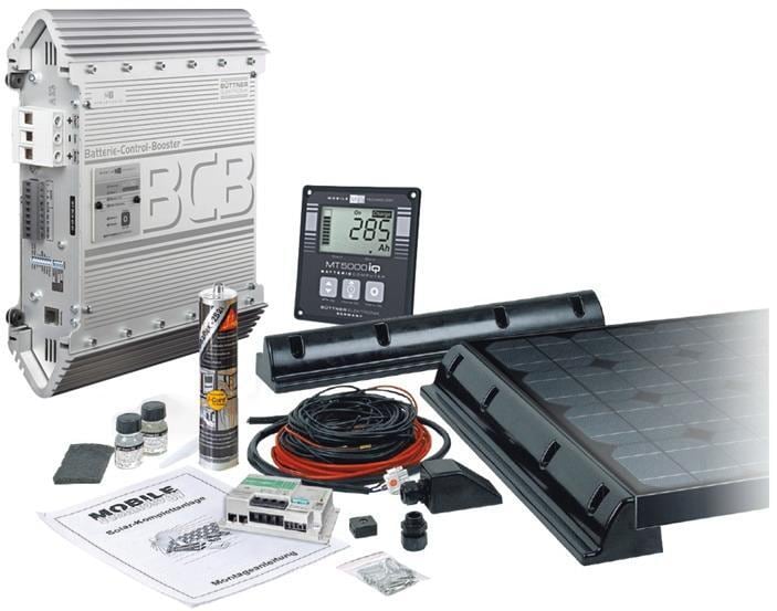 Solcellepanel komplettsett MT Power med BCB 30/30/20 forfra