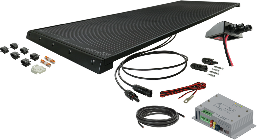 Solcellepanel komplettsett NL Dual Air 100W forfra