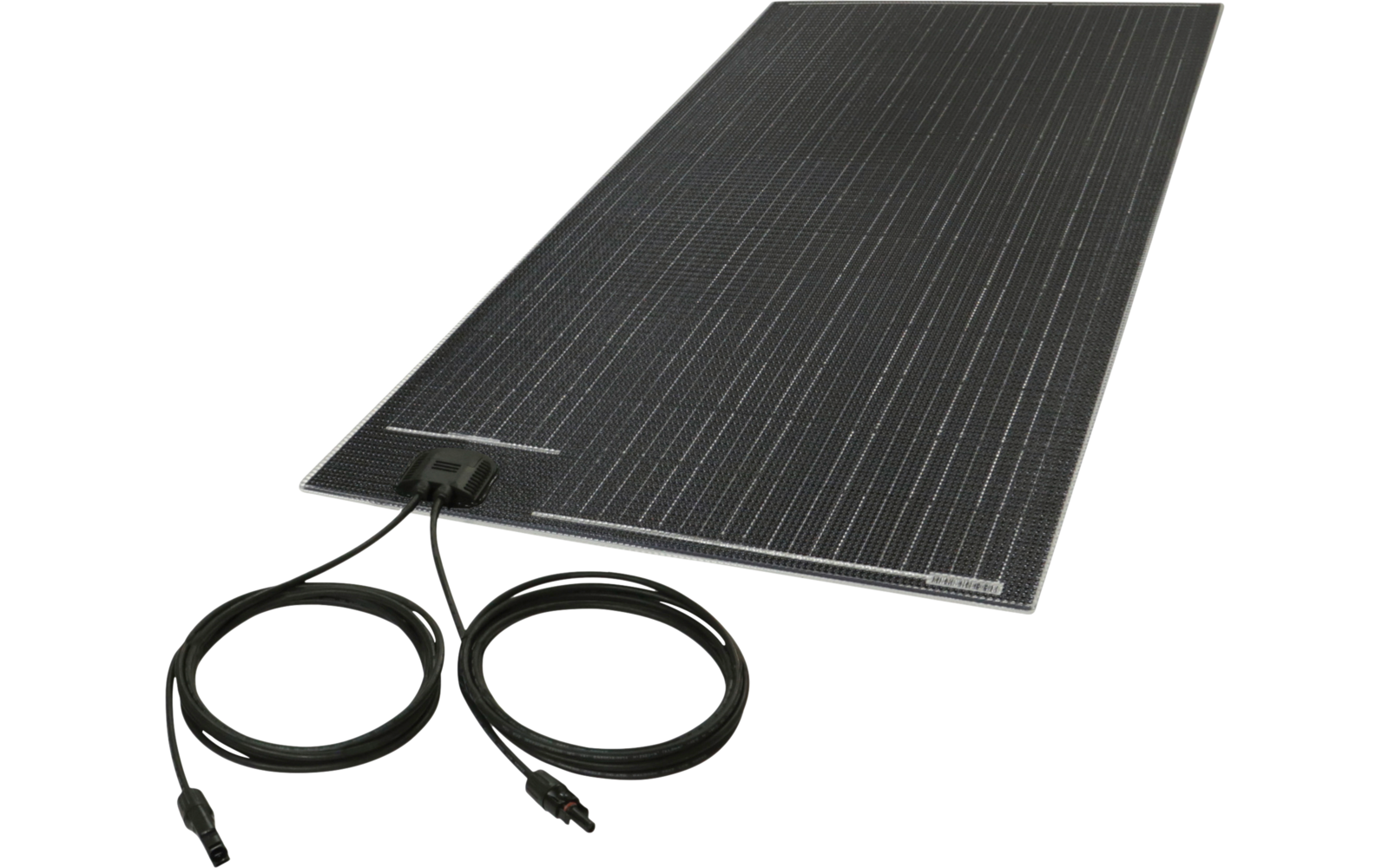 Nærbilde av Solcellepanel komplettsett NL Flat Type 100W monokrystallinsk