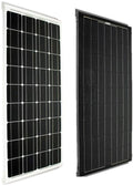 Solcellepanel komplettsett med ramme for bobil - Solarswiss forfra