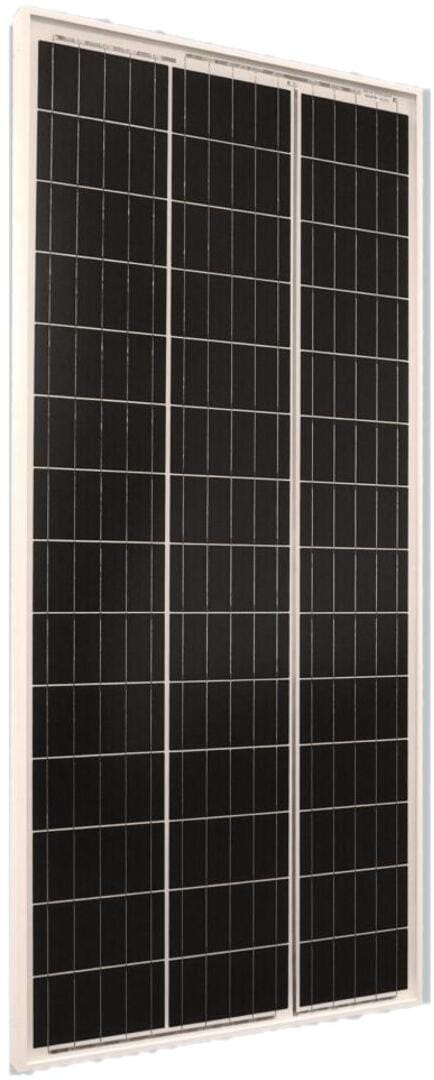 Bakside av Solcellepanel komplettsett med ramme for bobil - Solarswiss