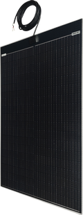 Solcellepanel Light & Flat SM-LFS 130 W svart ultratynt forfra