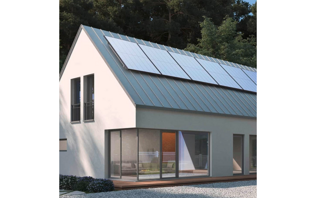 Baksiden av solcellepanel monokrystallinsk 2x400 W IP68 EcoFlow