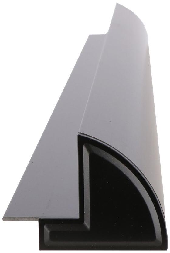 Solcellepanel monteringssett aluminium svart 71 cm detalj nærbilde