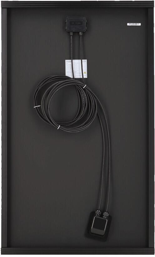 Bakside av Solcellepanel MSSH-180 slim 180W