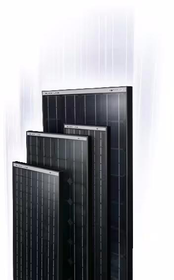 Solcellepanel MT-SM 140 MC Black Line detalj av ramme