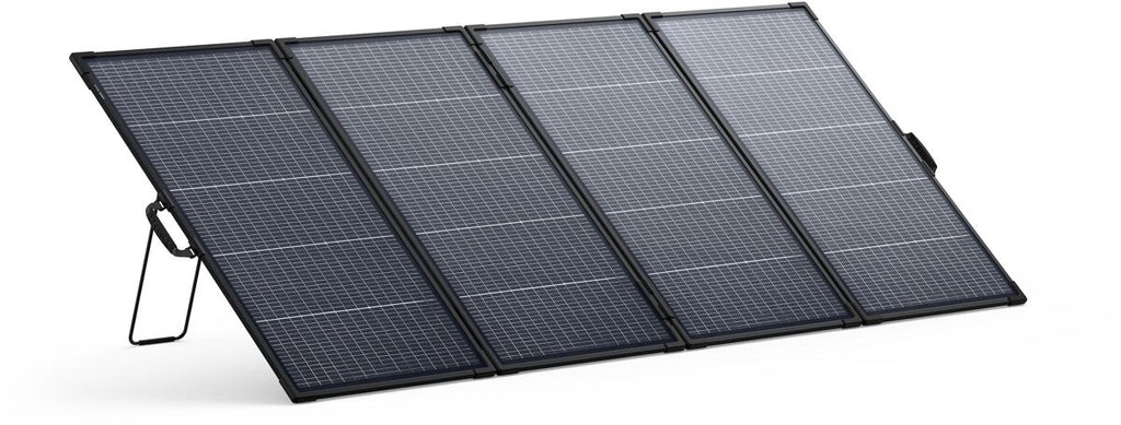 Solcellepanel PS400B bifasialt 400W sammenleggbart forside