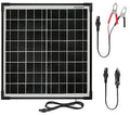 Solcellepanel RSP2000 12V 20W svart hvit 41x35 cm for camping