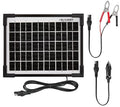 Solcellepanel RSP500 12V 5W svart/hvit batterivedlikehold