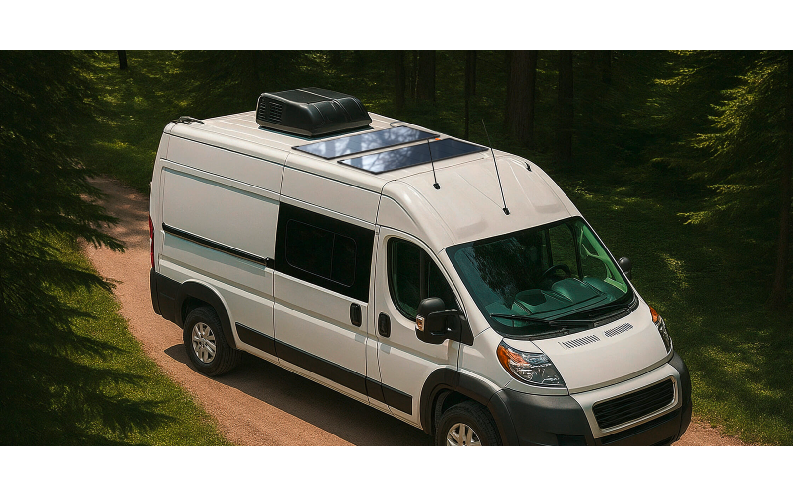 Solcellepanel RVMax 2er-sett med 3M Dual Lock feste
