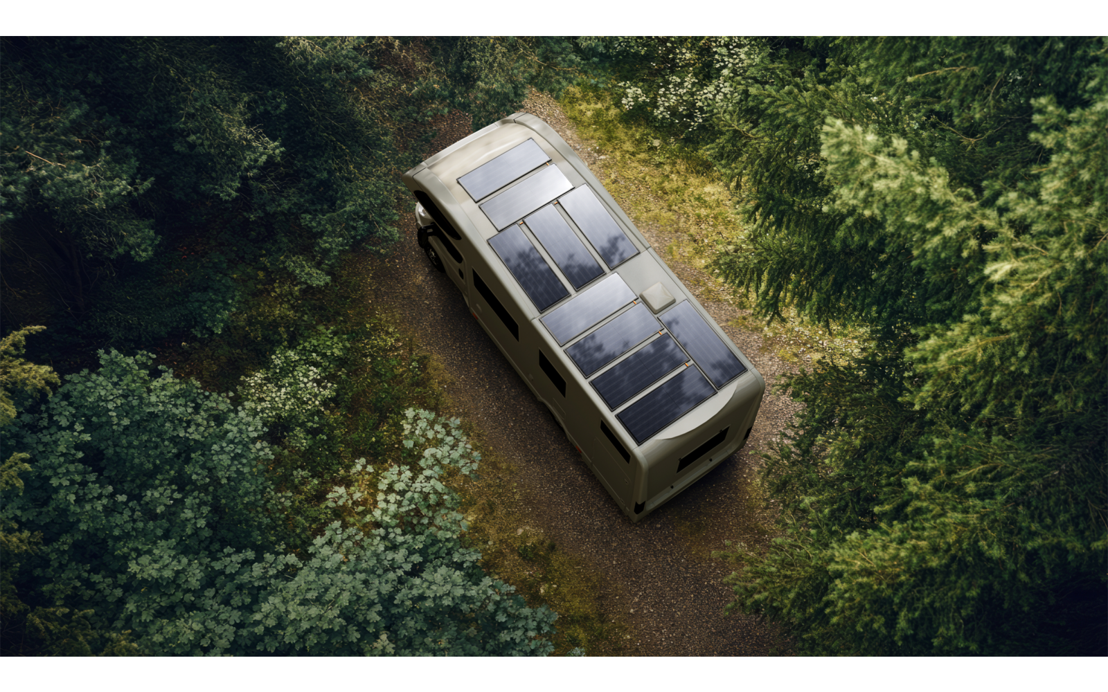 Solcellepanel RVMax 2er-sett solcelleceller nærbilde
