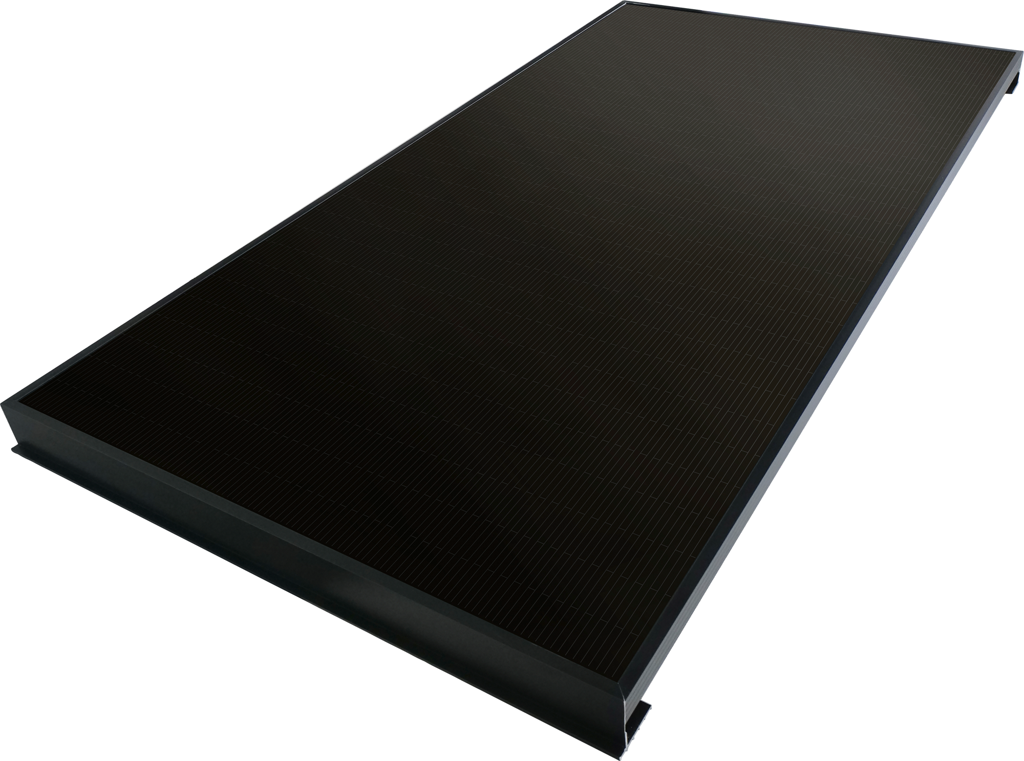 Solcellepanel-sett Black Power 140W MPPT-regulator for bobil front