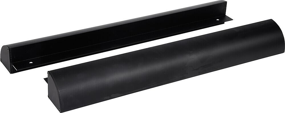 Solcellepanel spoilerprofil aluminium 68 cm svart forfra